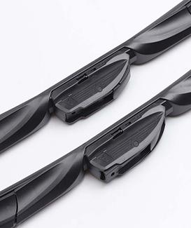 Hybrid Multifunction Wiper Boneless Soft Wiper Blades With 16 Changeable Adaptors Fit For 99% Cars 